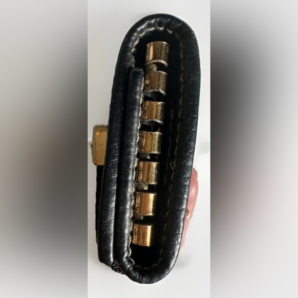 Auth Gucci GG Logo Key Holder Case Black Monogram Canvas Leather Italy COA - Picture 11 of 15